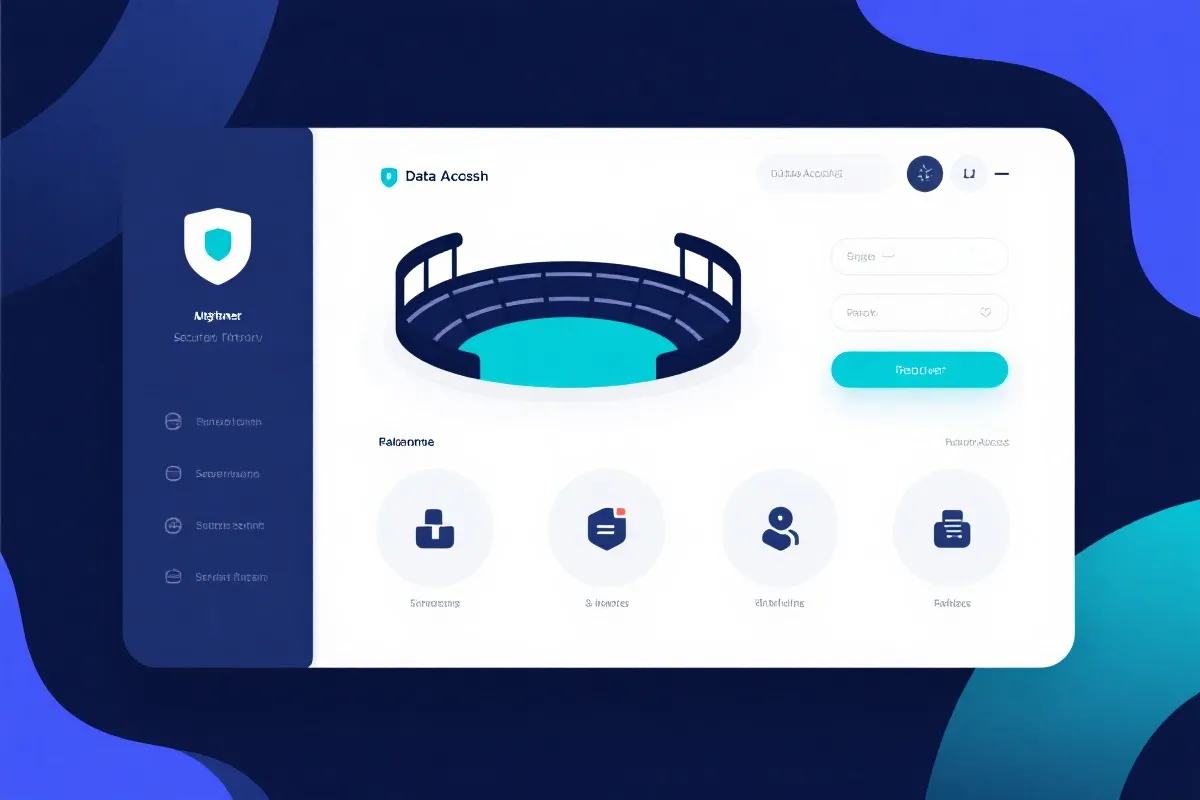 安全合规的数据与接入说明示意图